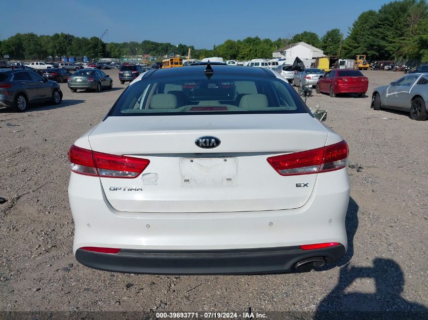 2018 Kia Optima Ex VIN: 5XXGU4L34JG183595 Lot: 39893771