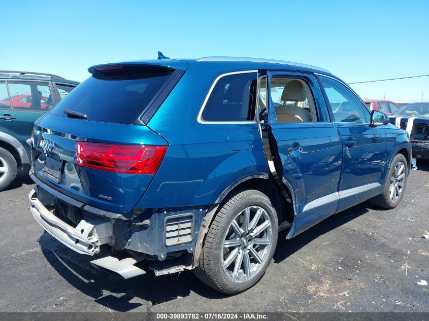 2018 Audi Q7 2.0T Premium VIN: WA1LHAF76JD021780 Lot: 39893782