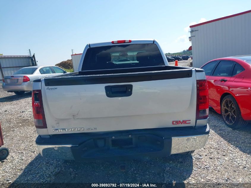 2013 GMC Sierra K1500 Sle VIN: 3GTP2VE78DG178638 Lot: 39893792