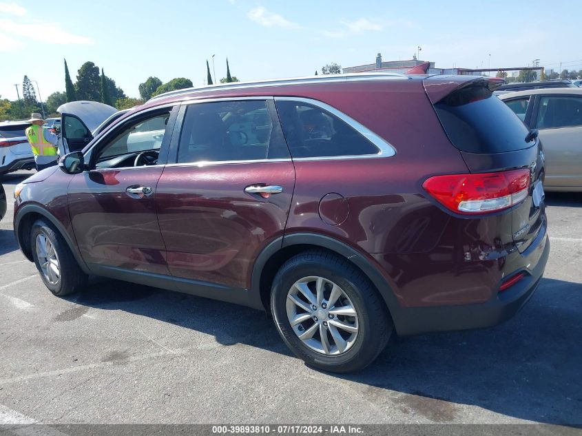 2017 KIA SORENTO 2.4L LX - 5XYPG4A31HG243770