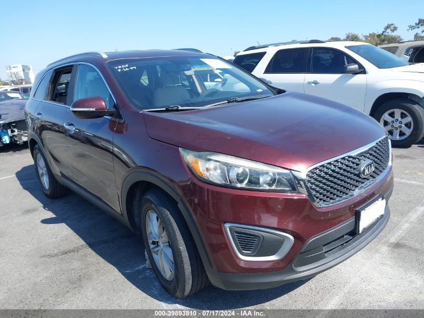 2017 Kia Sorento 2.4L Lx VIN: 5XYPG4A31HG243770 Lot: 39893810