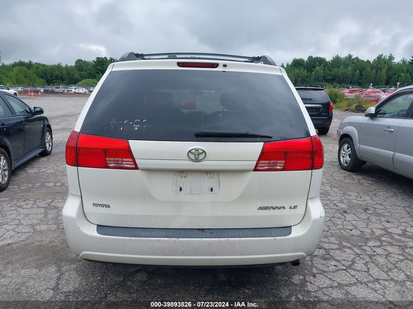 2004 Toyota Sienna Le VIN: 5TDZA23C94S080360 Lot: 39893826