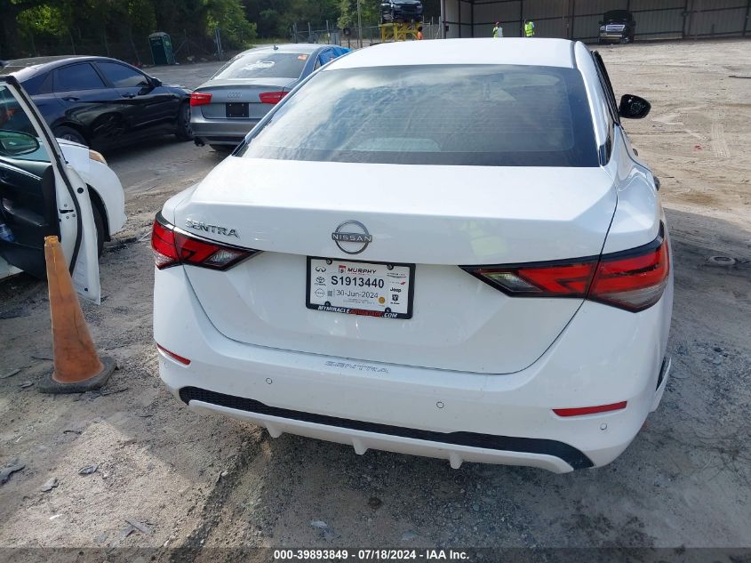 2024 Nissan Sentra S Xtronic Cvt VIN: 3N1AB8BV1RY335294 Lot: 39893849