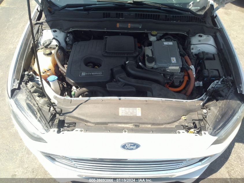 2017 Ford Fusion Hybrid Se VIN: 3FA6P0LUXHR356509 Lot: 39893866