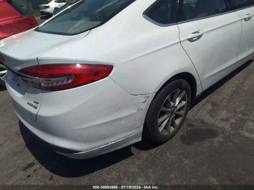 2017 Ford Fusion Hybrid Se VIN: 3FA6P0LUXHR356509 Lot: 39893866