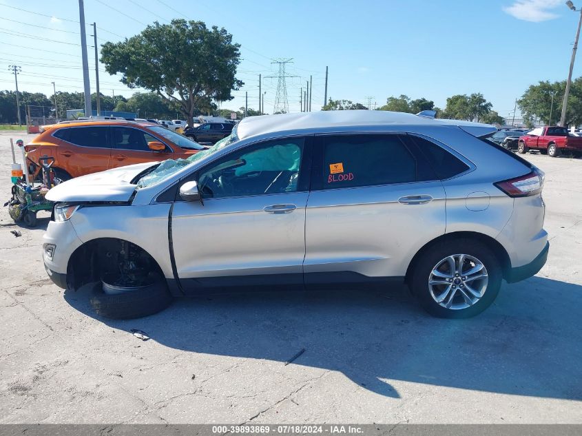 2017 Ford Edge Sel VIN: 2FMPK4J82HBB60942 Lot: 39893869