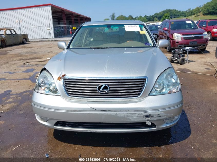 2003 Lexus Ls 430 VIN: JTHBN30F030118021 Lot: 39893908