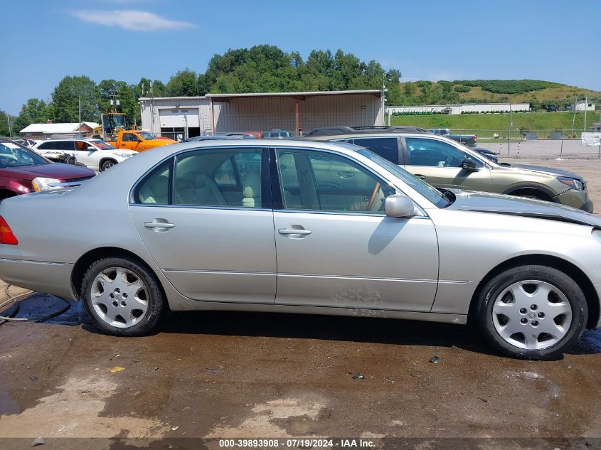 2003 Lexus Ls 430 VIN: JTHBN30F030118021 Lot: 39893908