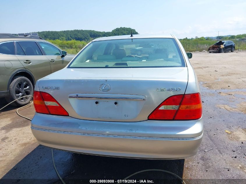 2003 Lexus Ls 430 VIN: JTHBN30F030118021 Lot: 39893908