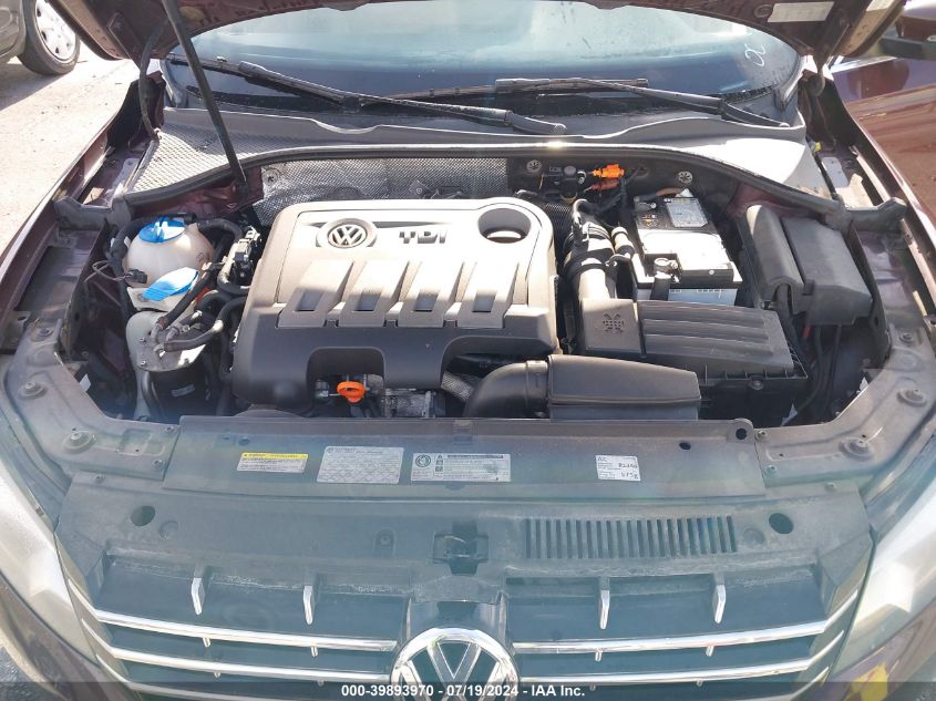 2014 Volkswagen Passat Se VIN: 1VWBN7A3XEC003874 Lot: 39893970