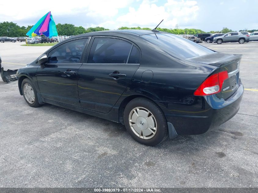 JHMFA3F23AS001875 | 2010 HONDA CIVIC HYBRID