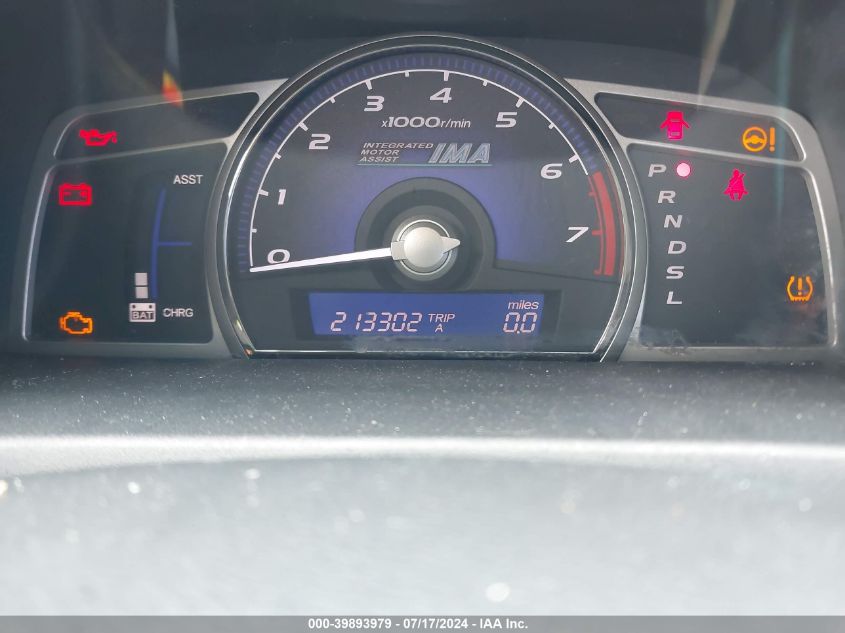 2010 Honda Civic Hybrid VIN: JHMFA3F23AS001875 Lot: 39893979