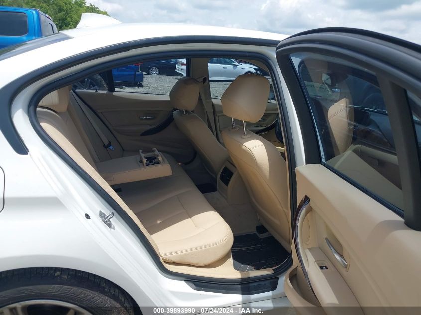 2014 BMW 320I VIN: WBA3B1G5XENS78491 Lot: 39893990