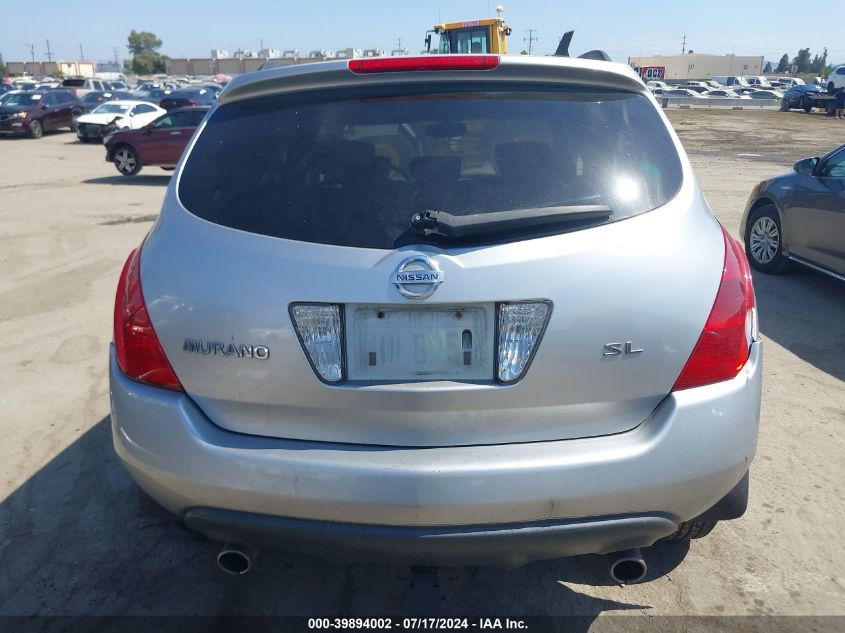 2004 Nissan Murano Sl VIN: JN8AZ08TX4W217460 Lot: 39894002