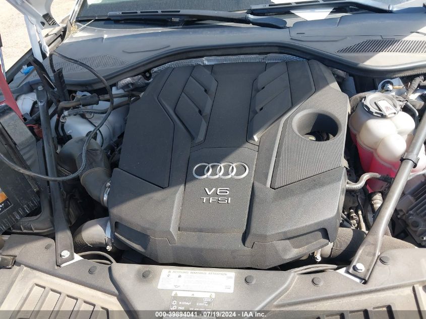 2019 Audi A8 L 55 VIN: WAU8DAF8XKN018356 Lot: 39894041