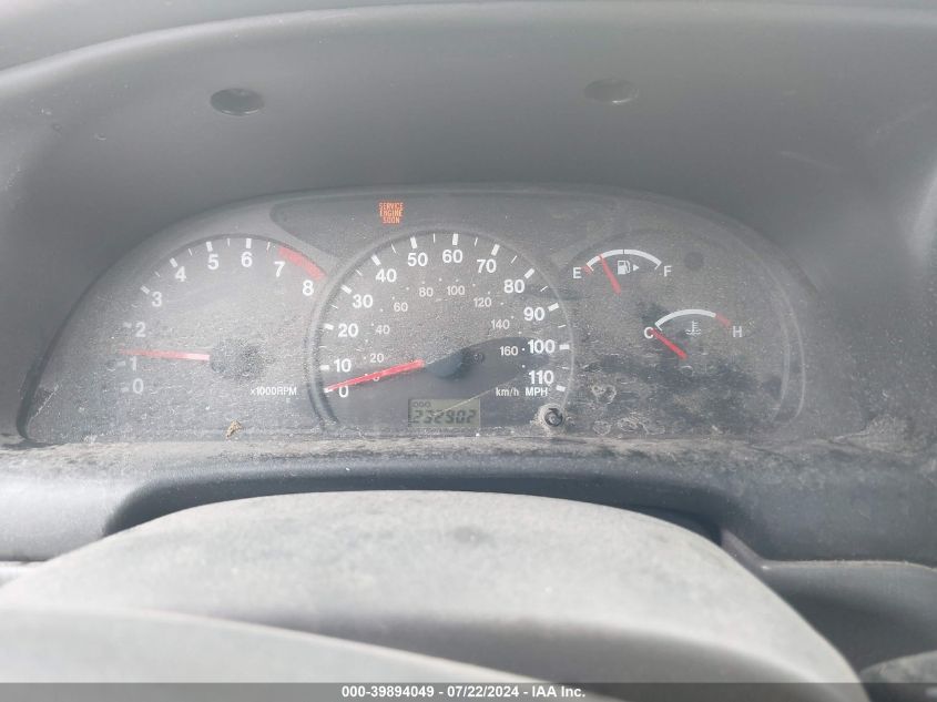 2003 Chevrolet Tracker Hard Top Zr2 VIN: 2CNBJ734936933481 Lot: 39894049