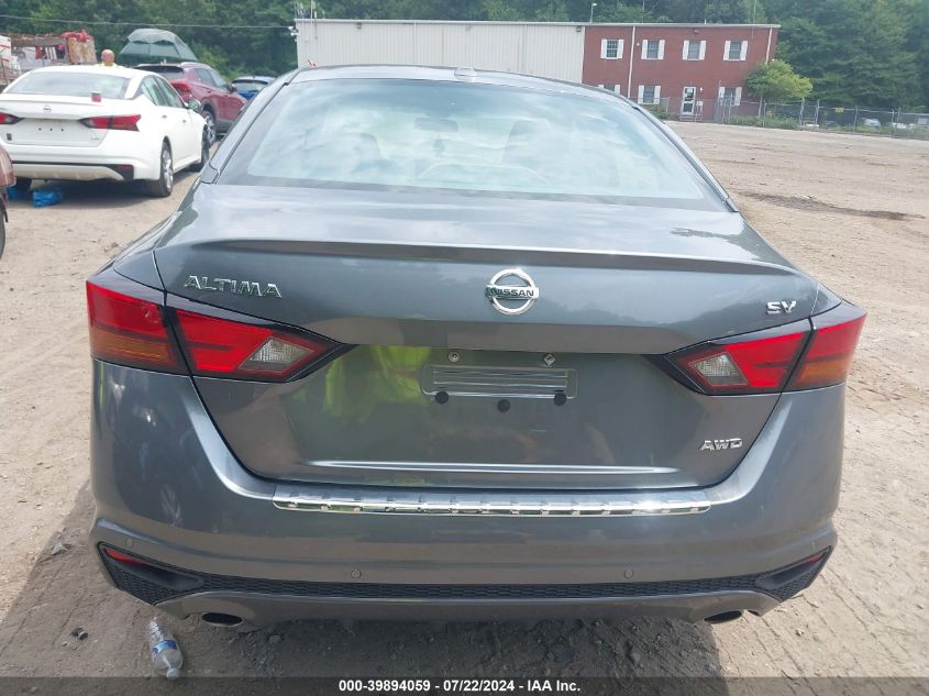 2021 Nissan Altima Sv Intelligent Awd VIN: 1N4BL4DW1MN413534 Lot: 39894059