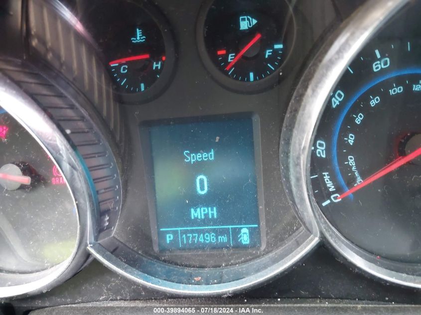 2012 Chevrolet Cruze Lt VIN: 1G1PF5SC4C7111334 Lot: 39894065