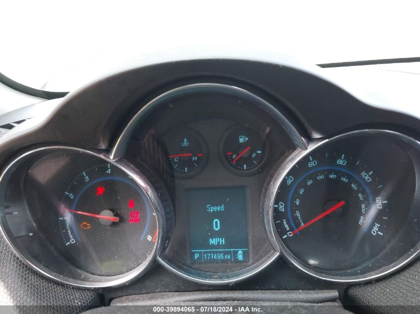 2012 Chevrolet Cruze Lt VIN: 1G1PF5SC4C7111334 Lot: 39894065