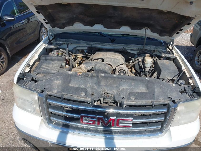 2013 GMC Sierra 1500 Sle VIN: 3GTP2VE74DG296721 Lot: 39894151