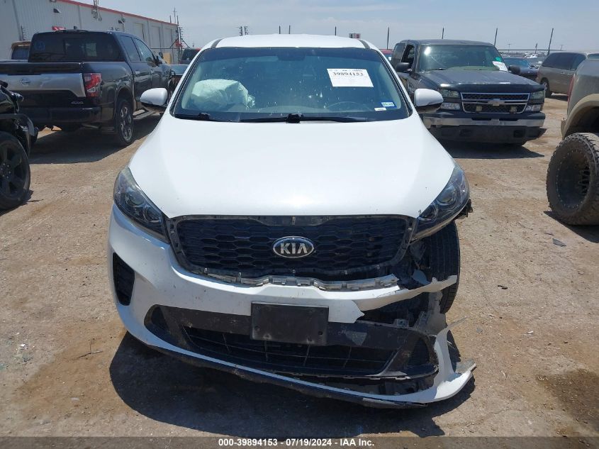 2019 Kia Sorento 3.3L Lx VIN: 5XYPG4A52KG579047 Lot: 39894153