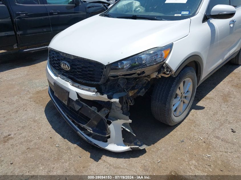 2019 Kia Sorento 3.3L Lx VIN: 5XYPG4A52KG579047 Lot: 39894153