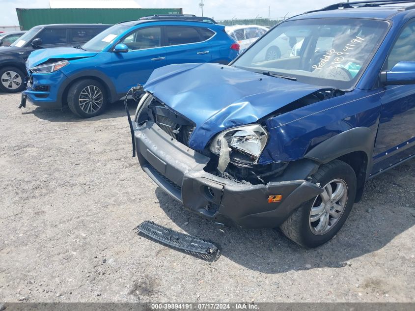 2008 Hyundai Tucson Limited V6/Se VIN: KM8JN12D68U838593 Lot: 39894191