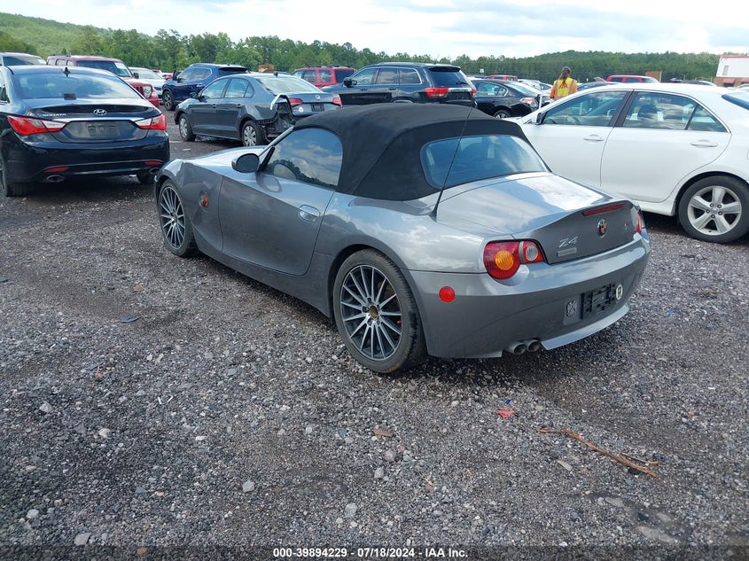 2004 BMW Z4 3.0I VIN: 4USBT53584LT25823 Lot: 39894229