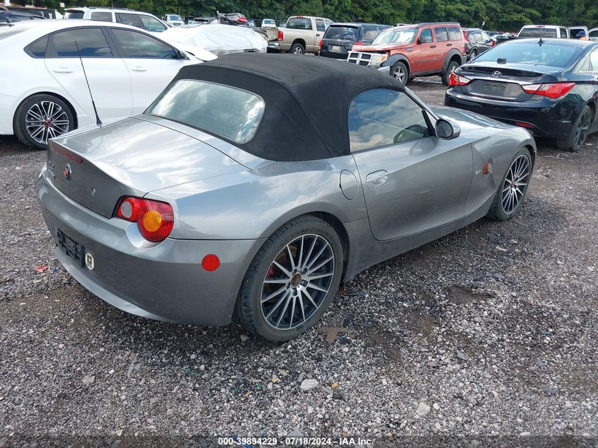 2004 BMW Z4 3.0I VIN: 4USBT53584LT25823 Lot: 39894229