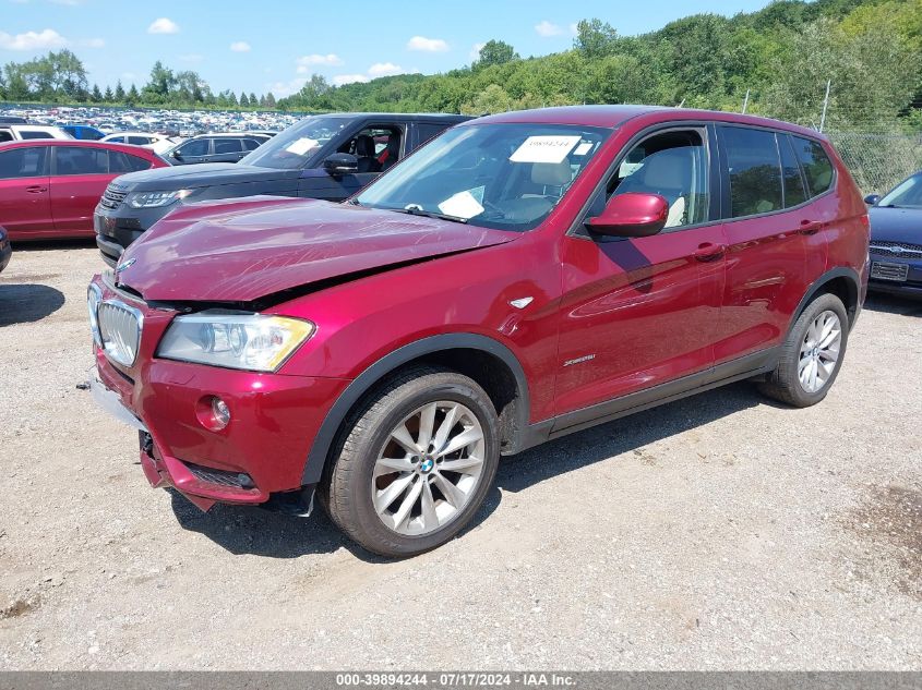 2014 BMW X3 xDrive28I VIN: 5UXWX9C58E0D29040 Lot: 39894244