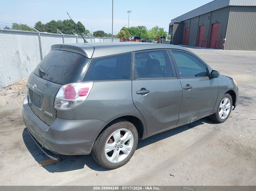 2008 Toyota Matrix Xr VIN: 2T1KR30E98T706462 Lot: 39894246