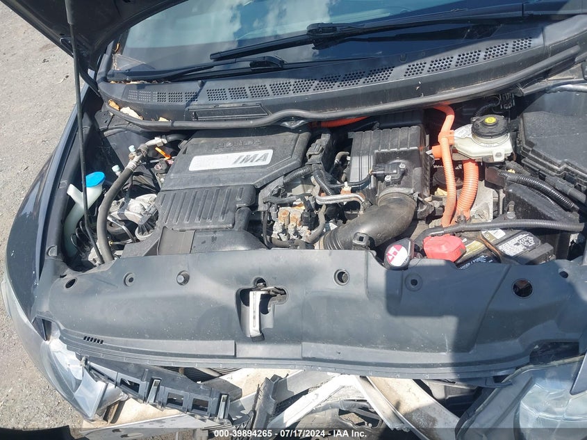 2010 Honda Civic Hybrid Hybrid VIN: JHMFA3F26AS001708 Lot: 39894265