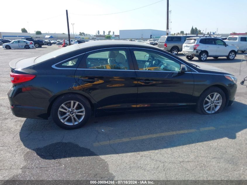 2017 Hyundai Sonata Se VIN: 5NPE24AF7HH556167 Lot: 39894268