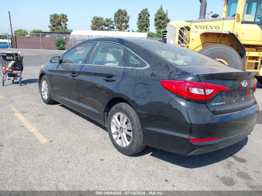 VIN 5NPE24AF7HH556167 2017 Hyundai Sonata, SE no.3