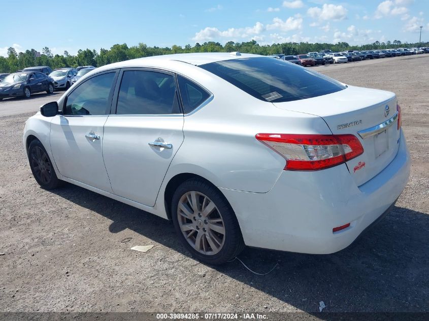 2013 Nissan Sentra Sl VIN: 3N1AB7AP0DL561331 Lot: 39894285