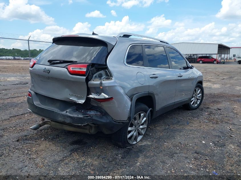 2017 Jeep Cherokee Limited 4X4 VIN: 1C4PJMDB8HW616276 Lot: 39894299