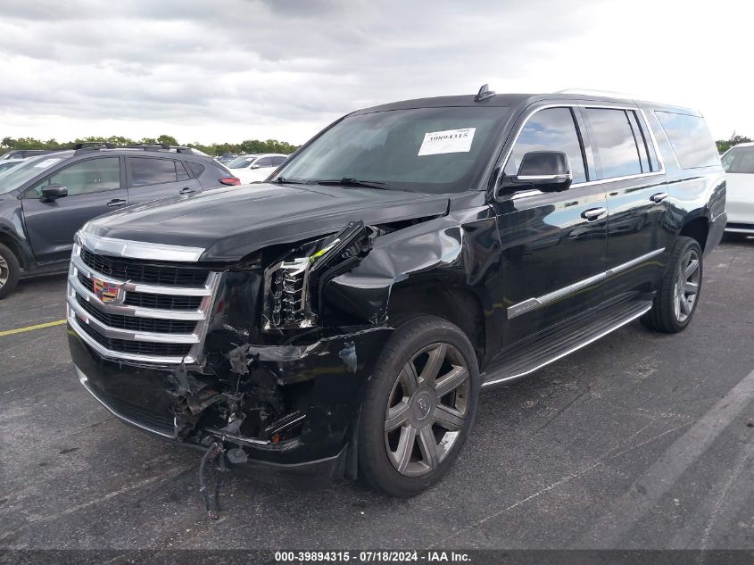 1GYS3HKJ0JR132476 2018 Cadillac Escalade Esv Luxury