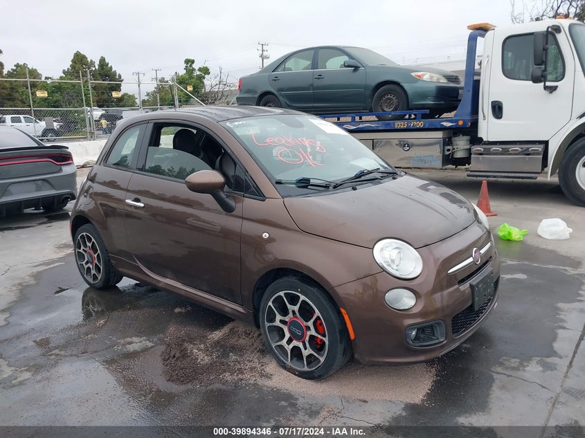 2013 Fiat 500 Sport VIN: 3C3CFFBR5DT741879 Lot: 39894346