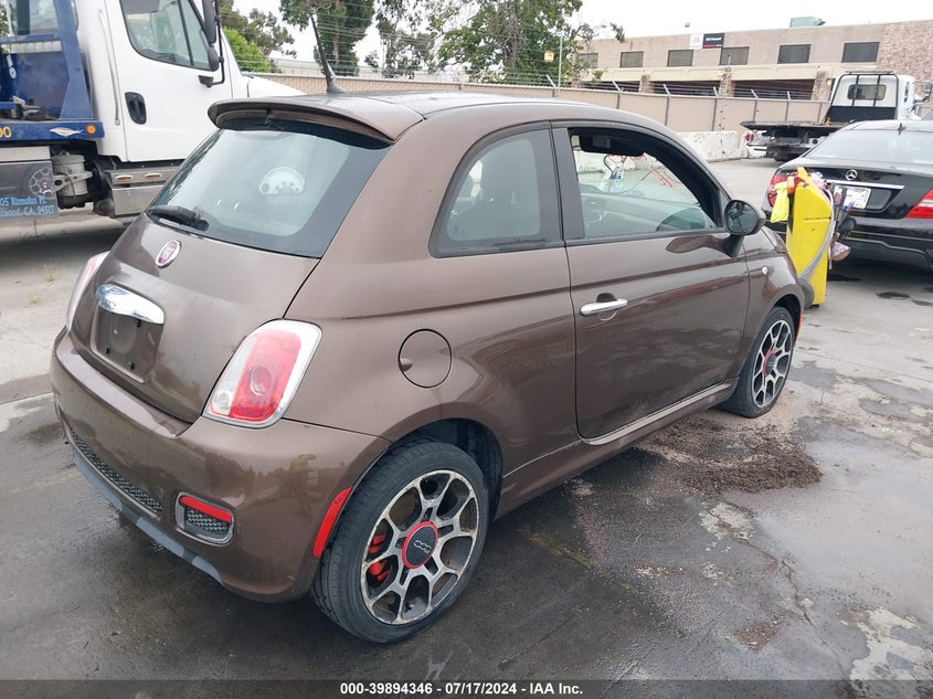 2013 Fiat 500 Sport VIN: 3C3CFFBR5DT741879 Lot: 39894346