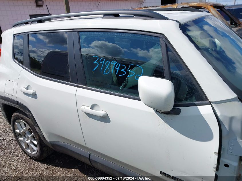 2020 Jeep Renegade Latitude 4X4 VIN: ZACNJBBB9LPL98219 Lot: 39894352