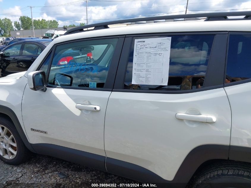 2020 Jeep Renegade Latitude 4X4 VIN: ZACNJBBB9LPL98219 Lot: 39894352