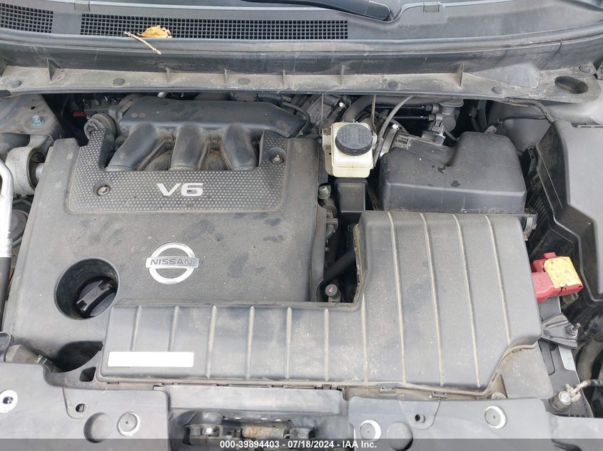 2012 Nissan Murano Sl VIN: JN8AZ1MW7CW219414 Lot: 39894403