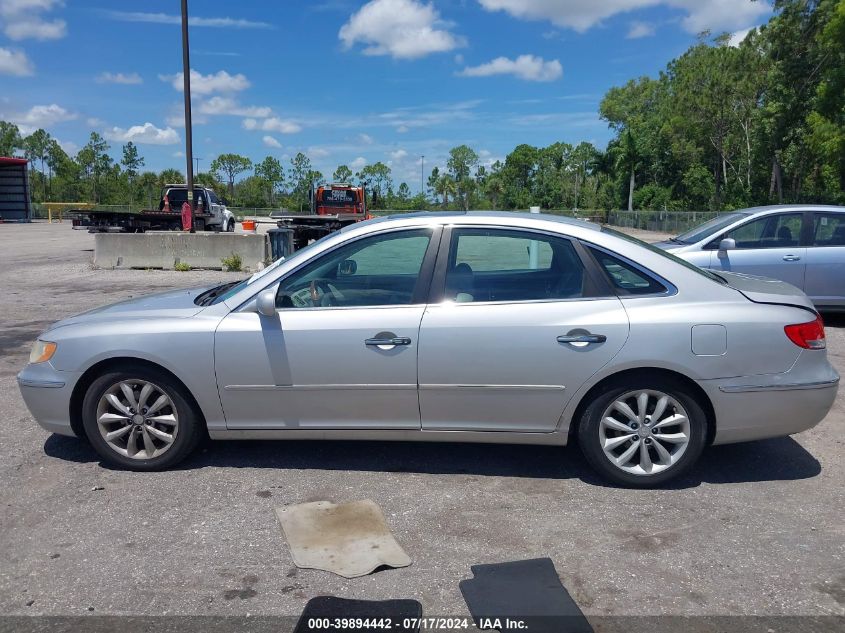 2006 Hyundai Azera Limited/Se VIN: KMHFC46F66A131260 Lot: 39894442