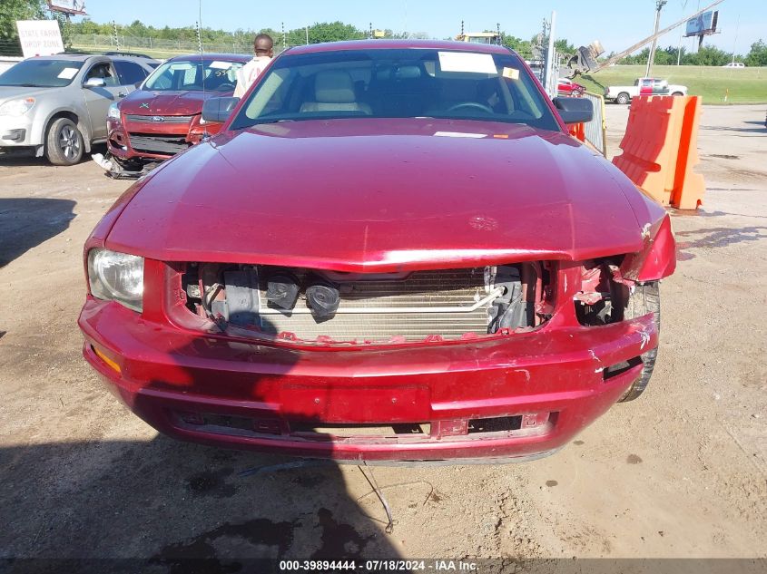 2007 Ford Mustang V6 Deluxe/V6 Premium VIN: 1ZVFT80N675250168 Lot: 39894444