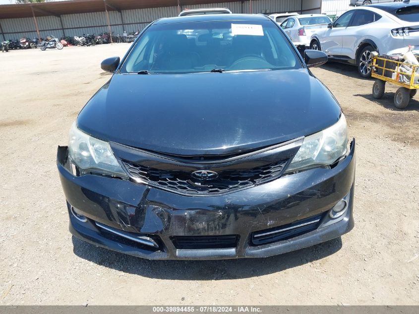 2014 Toyota Camry Se V6 VIN: 4T1BK1FK0EU538033 Lot: 39894455