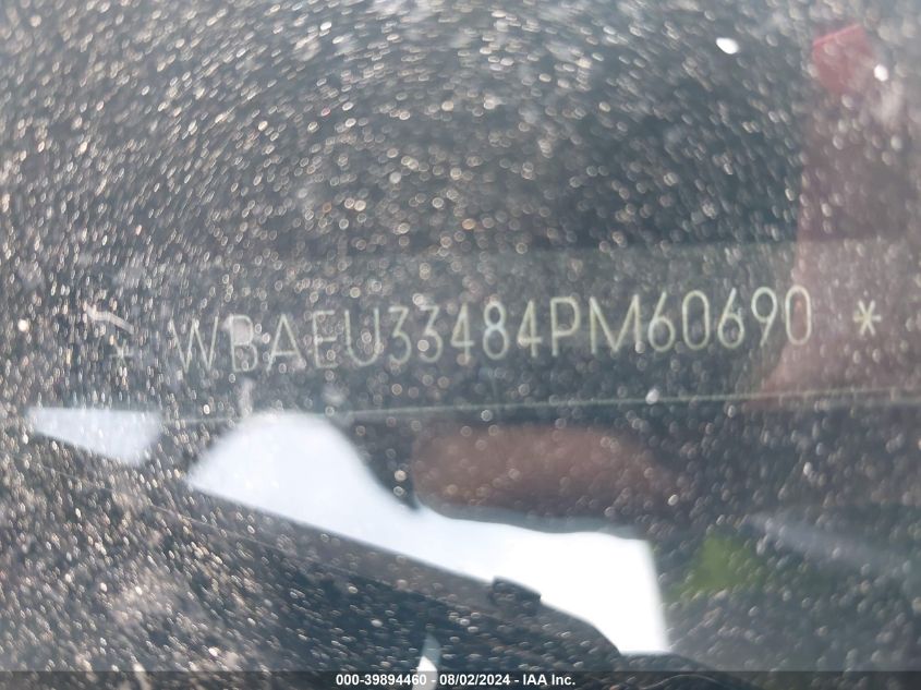 2004 BMW 325Xi VIN: WBAEU33484PM60690 Lot: 39894460