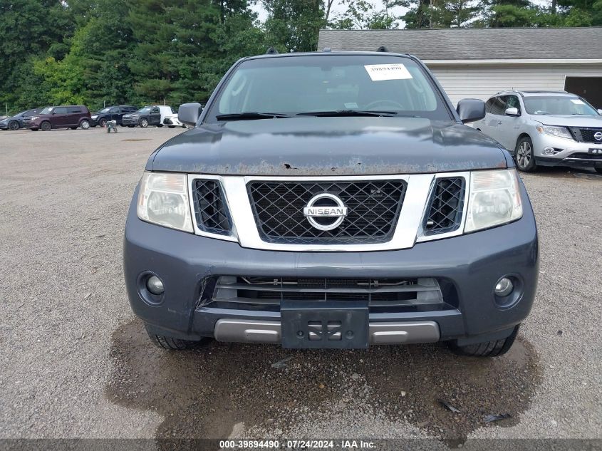 2011 Nissan Pathfinder S/Le/Se VIN: 5N1AR1NB5BC620852 Lot: 39894490