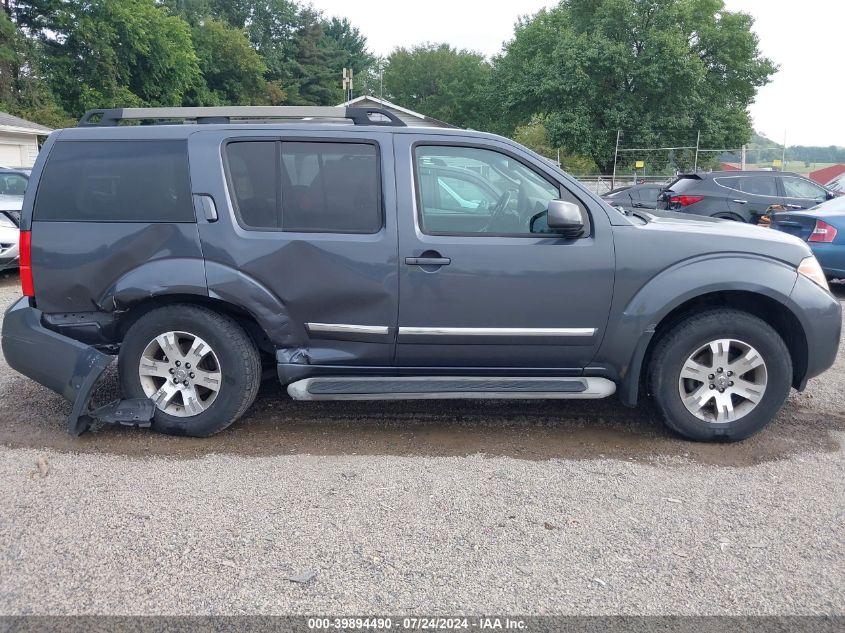 2011 Nissan Pathfinder S/Le/Se VIN: 5N1AR1NB5BC620852 Lot: 39894490