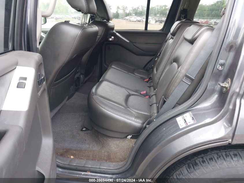 2011 Nissan Pathfinder S/Le/Se VIN: 5N1AR1NB5BC620852 Lot: 39894490