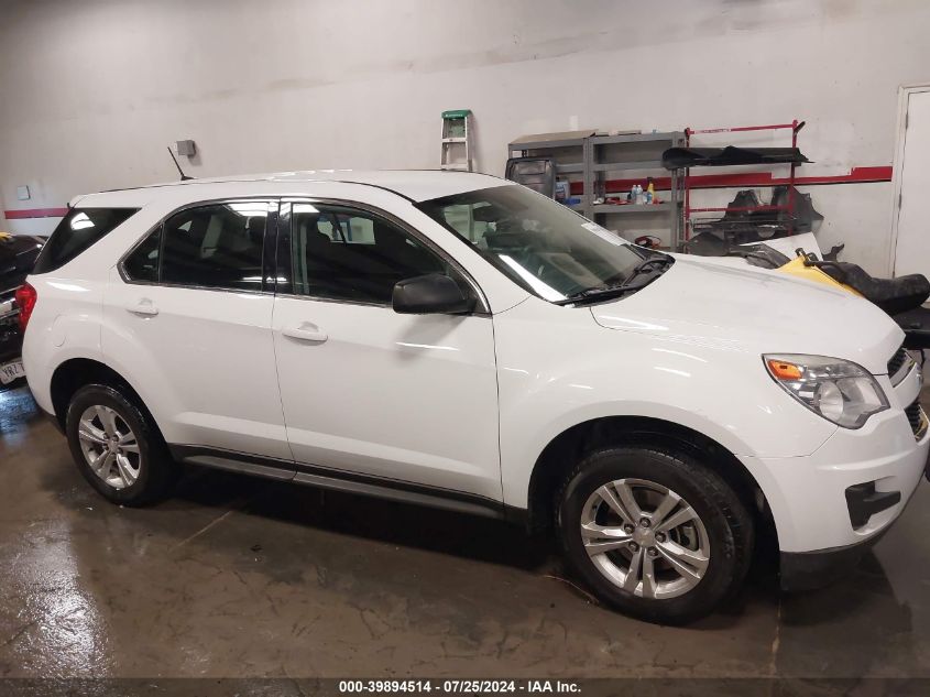 2014 Chevrolet Equinox Ls VIN: 2GNALAEK0E6348267 Lot: 39894514